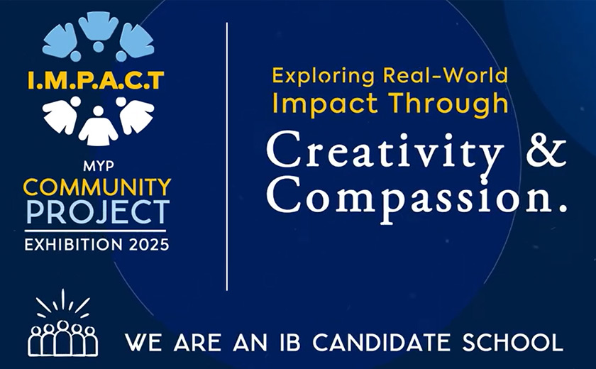 Empowering Future Global Citizens: Trinity School's MYP Learners Shine in Community Project Display