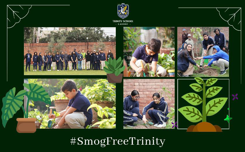Trinity School Plants a Green Future: Anti-Smog Barrier Initiative